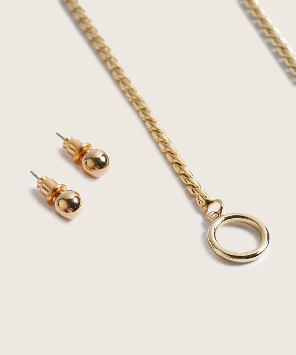 Set De Accesorios, Collar Y Aretes