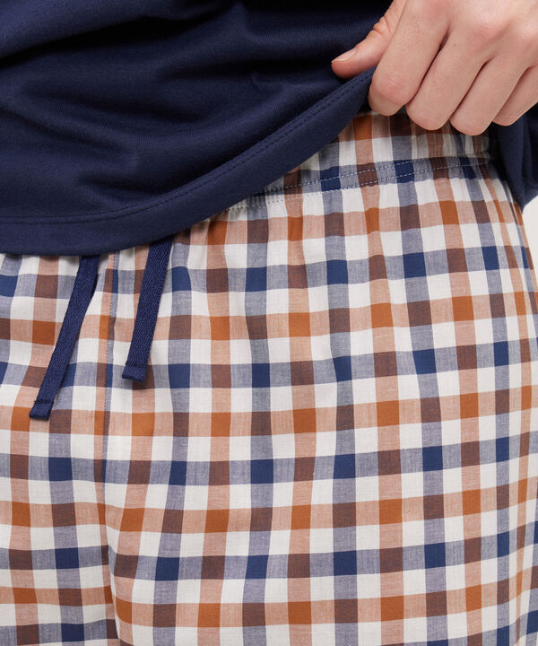 Pijama Camiseta Unicolor Con Pantalon Preteñido - Regalables Padre 2024