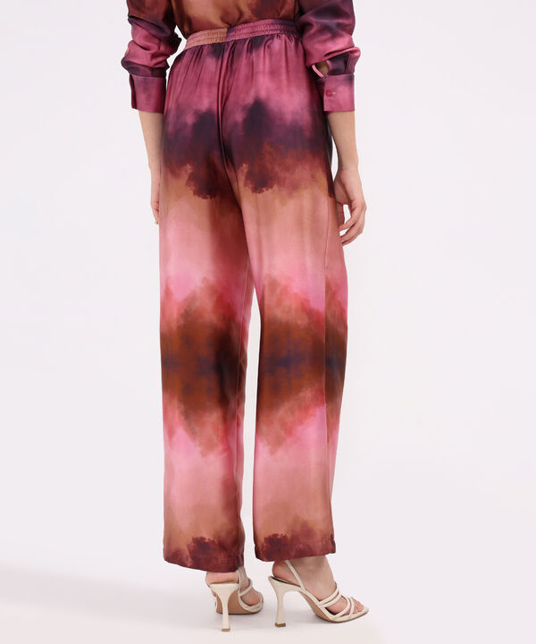 Pantalon Fluido Encauchado En Cintura
