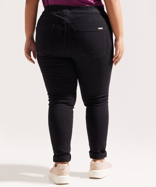 Jegging Tiro Alto Tono Negro