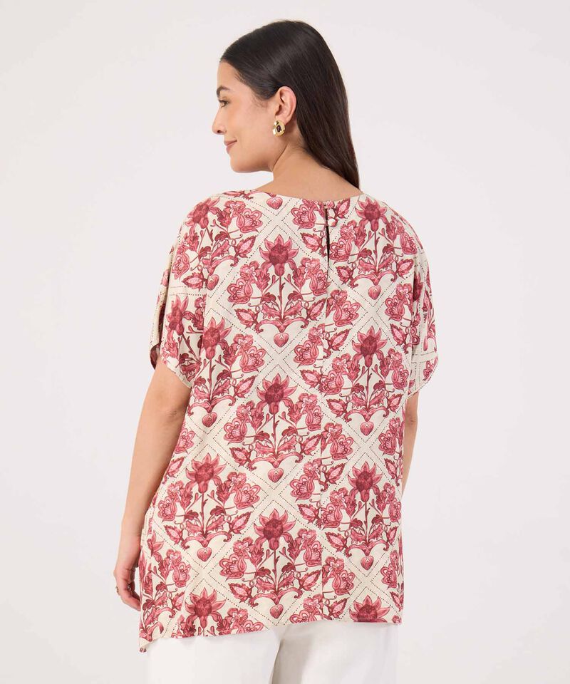 Blusa Manga Corta Para Mujer
