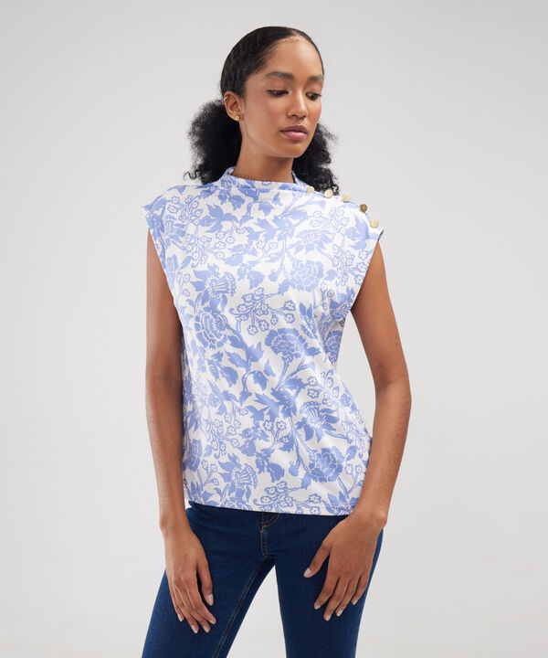 Camiseta Escote Semi Alto