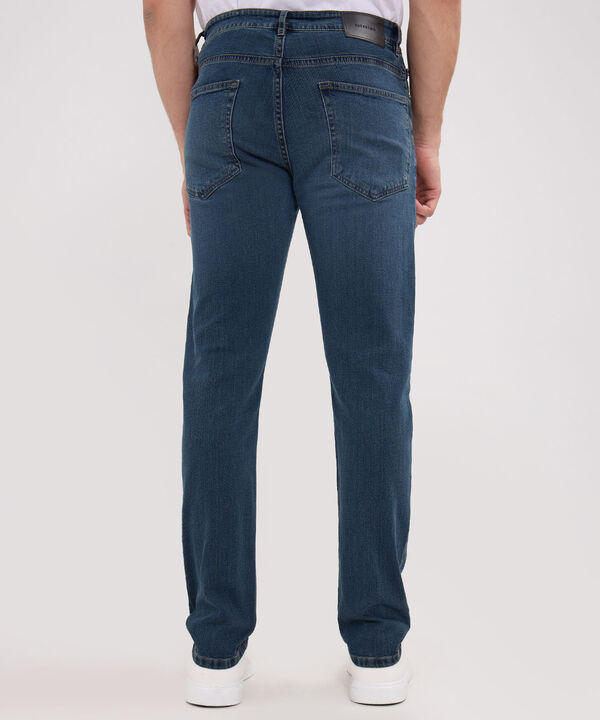 Jean Jean Skinny Masculino Tono Azul Oscuro
