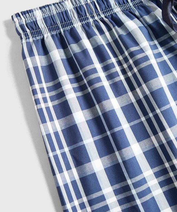 Conjunto Pijama Camiseta Cuello V Pantalon Preteñido Para Hombre