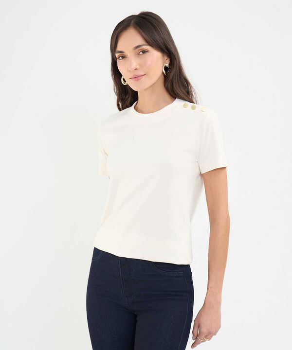 Camiseta con Botones image number null
