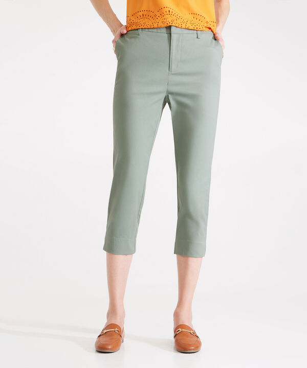 Pantalón Capri Unicolor