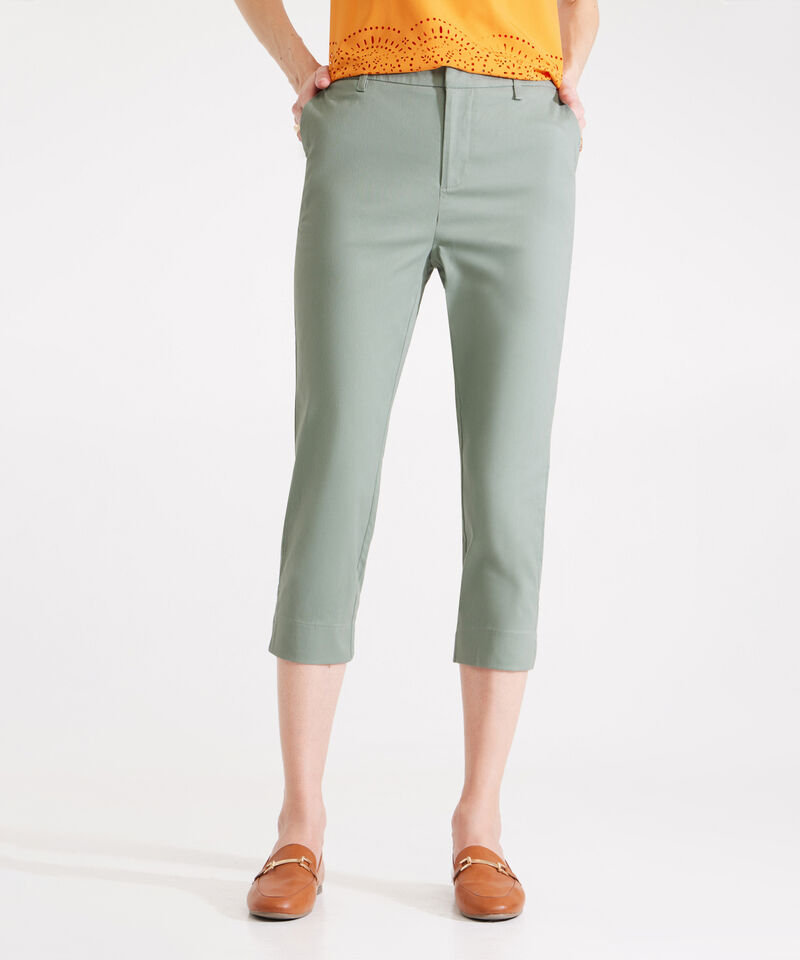 Pantalón Capri Unicolor