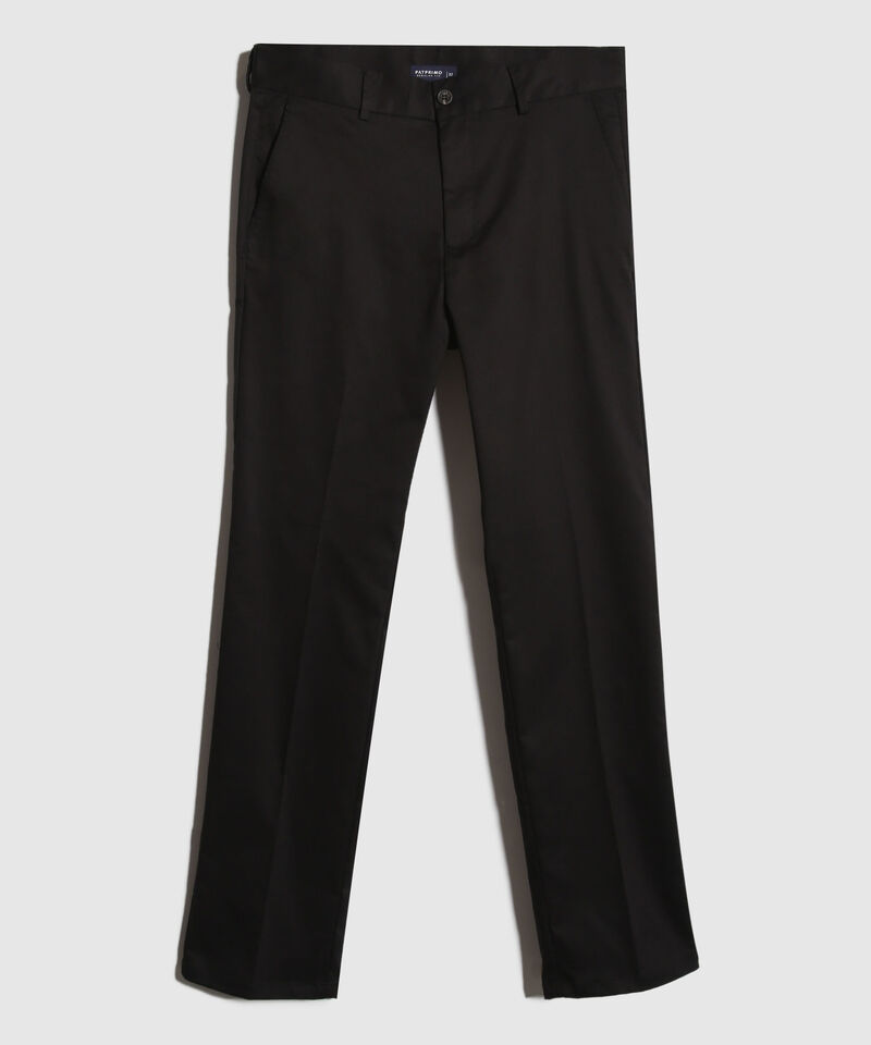 Pantalon Chino Unicolor Silueta Regular Fit