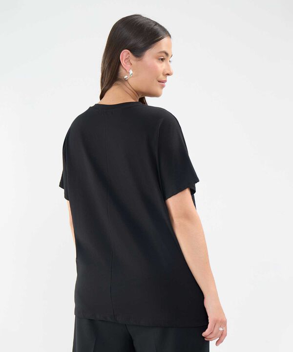 Camiseta con Pedrería