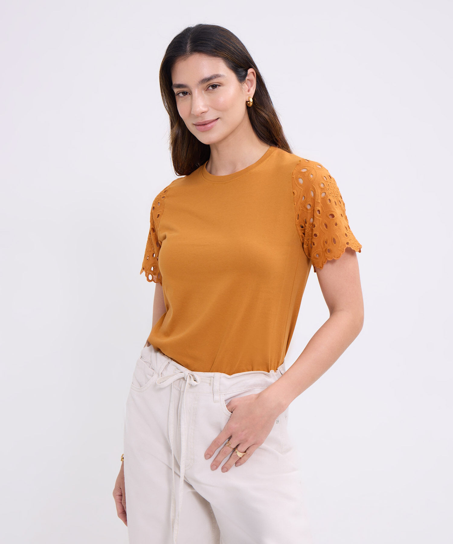 Camiseta manga corta para mujer