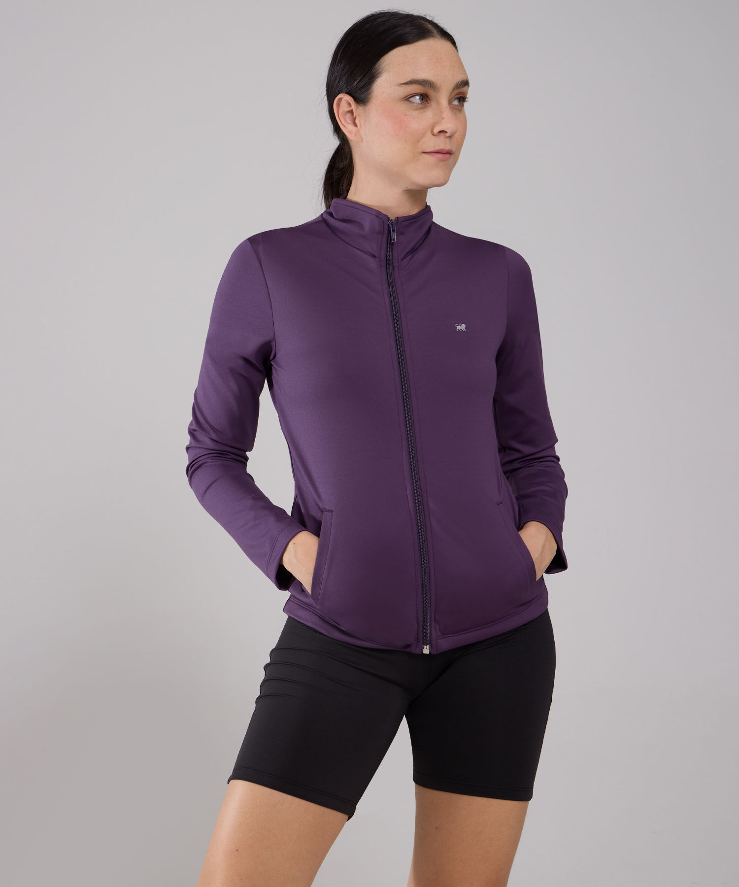 Chaqueta Con Cuello Alto