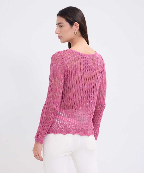 Saco unicolor para mujer