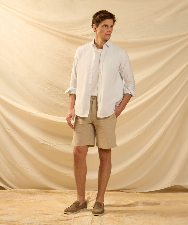 Camiseta de Algod&oacute;n Esencial para Hombre Cuello Redondo