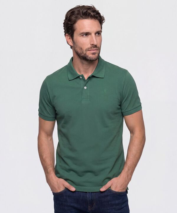 Polo con Bordado Para Hombre