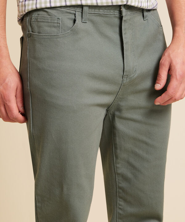 Pantalón 5 Bolsillos Unicolor Esencial