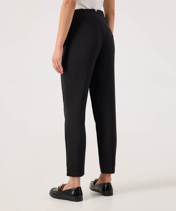 Pantalon Tiro Alto Unicolor