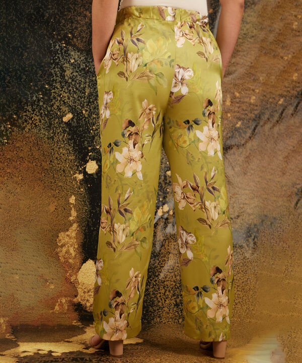 Pantalón Fluido Con Pretina Encauchada