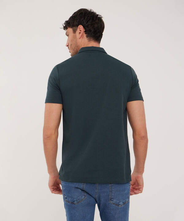 Polo Unicolor Cuello Maquina
