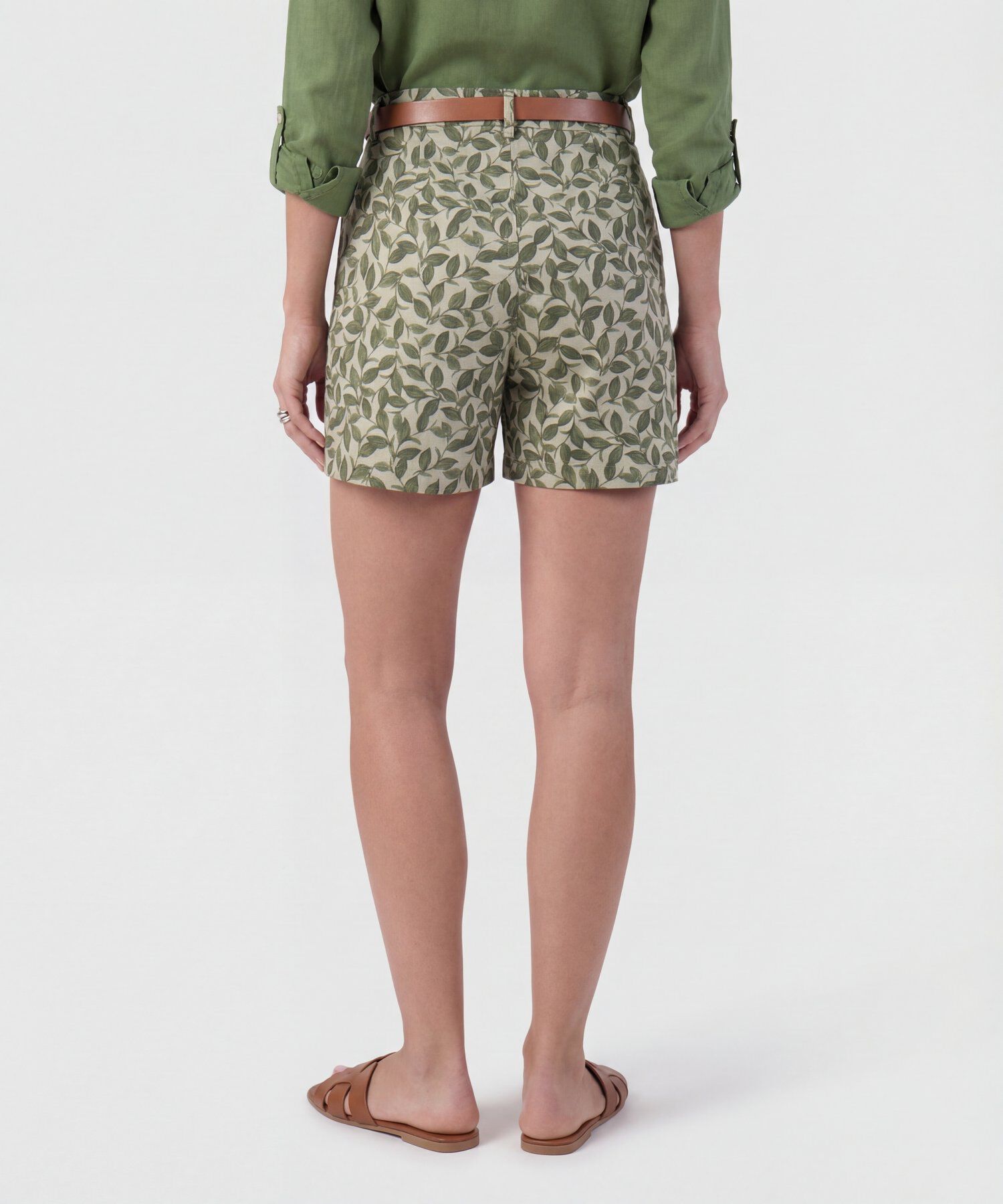 Bermuda De Corte Estructurado Para Mujer