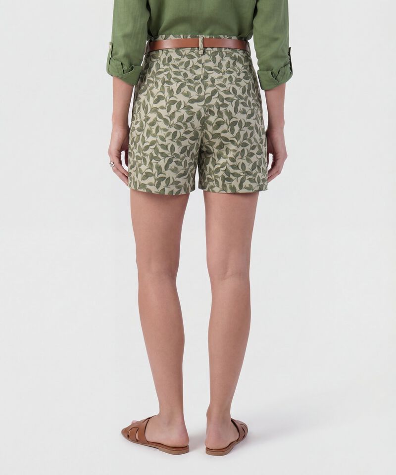 Bermuda De Corte Estructurado Para Mujer