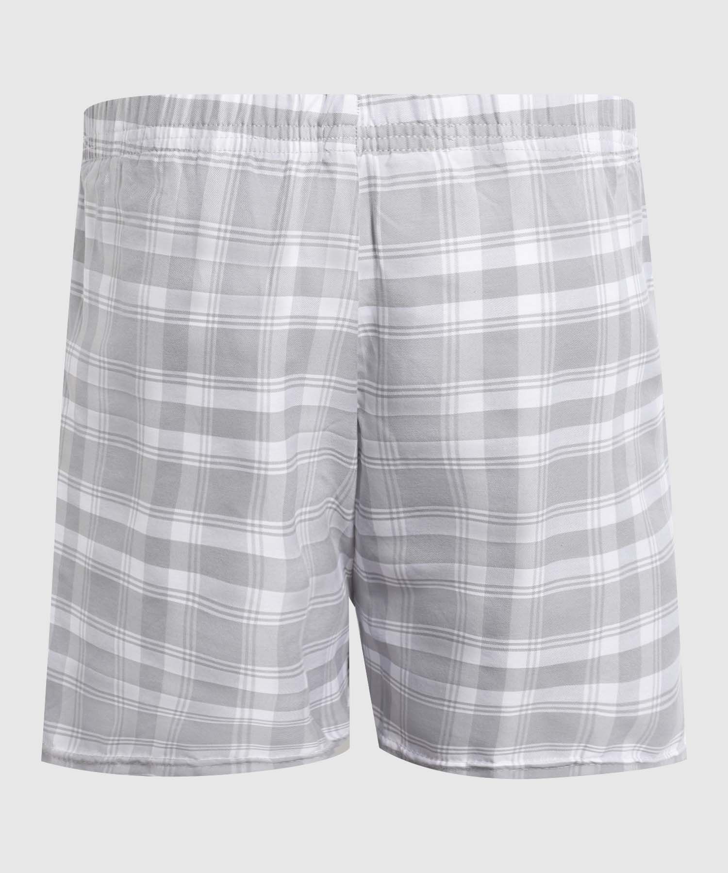 Boxer Para Hombre De Dise&ntilde;o Holgado, Y Estampado En Algod&oacute;n 