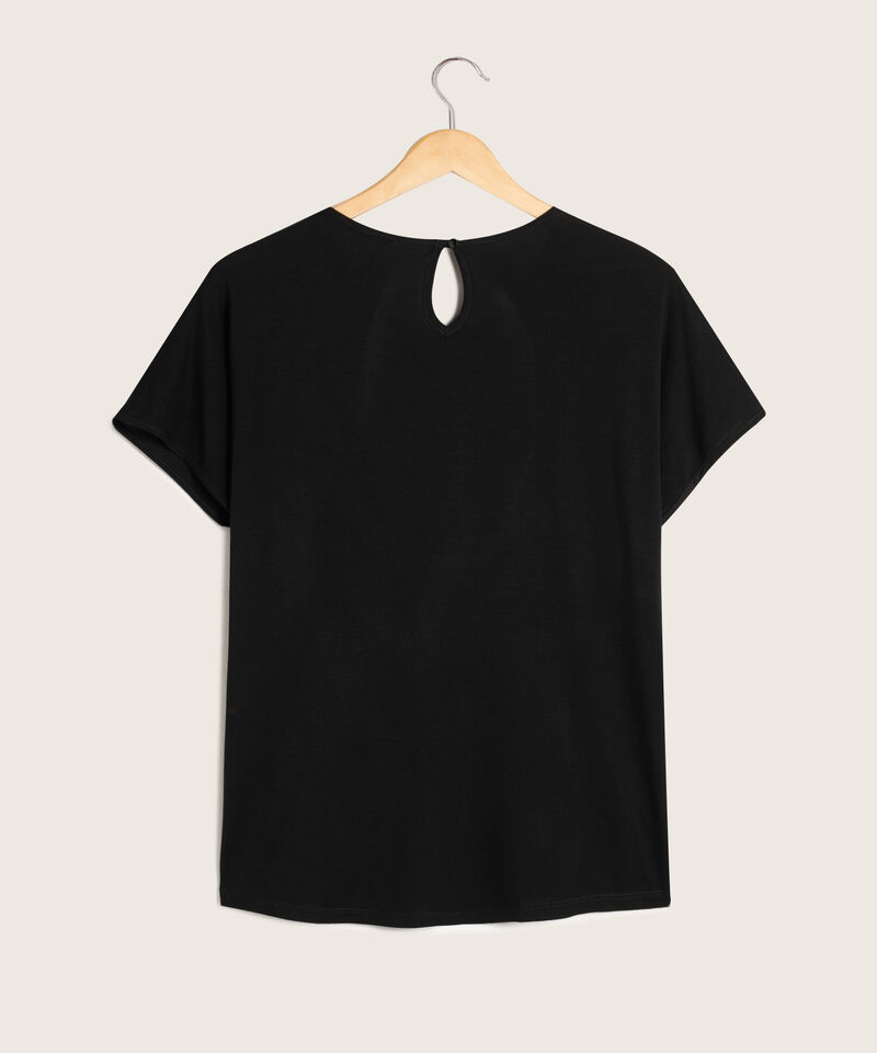 Camiseta Unicolor Manga Corta