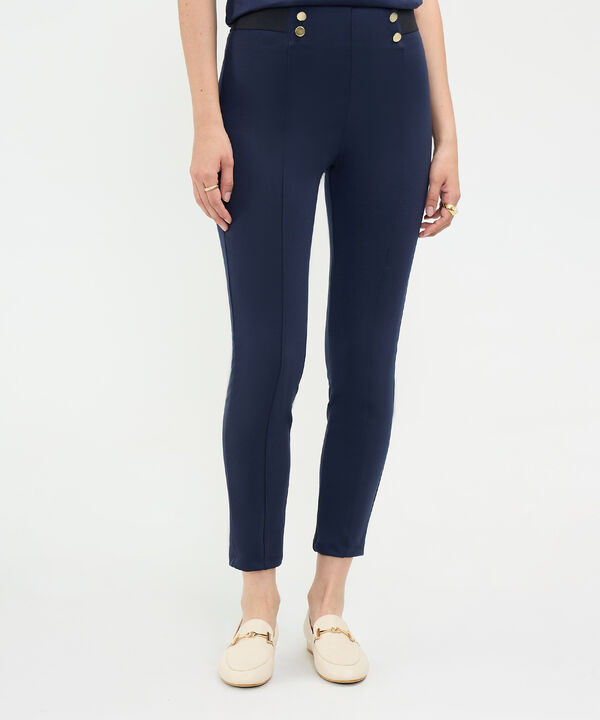 Leggins con Botones Decorativos image number null