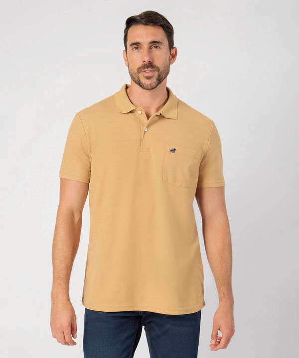 Polo Unicolor Con Bolsillo  image number null