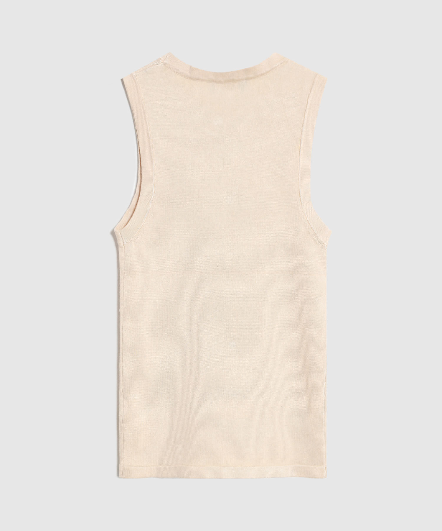 Camiseta de Punto Sin Mangas para Mujer