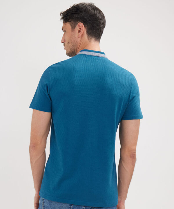 Polo Cuello Mao Unicolor Sin Bolsillo