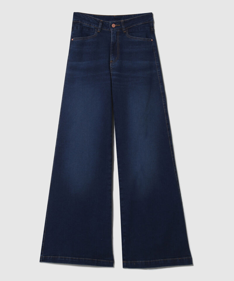 Jean Wide Leg Tono Oscuro