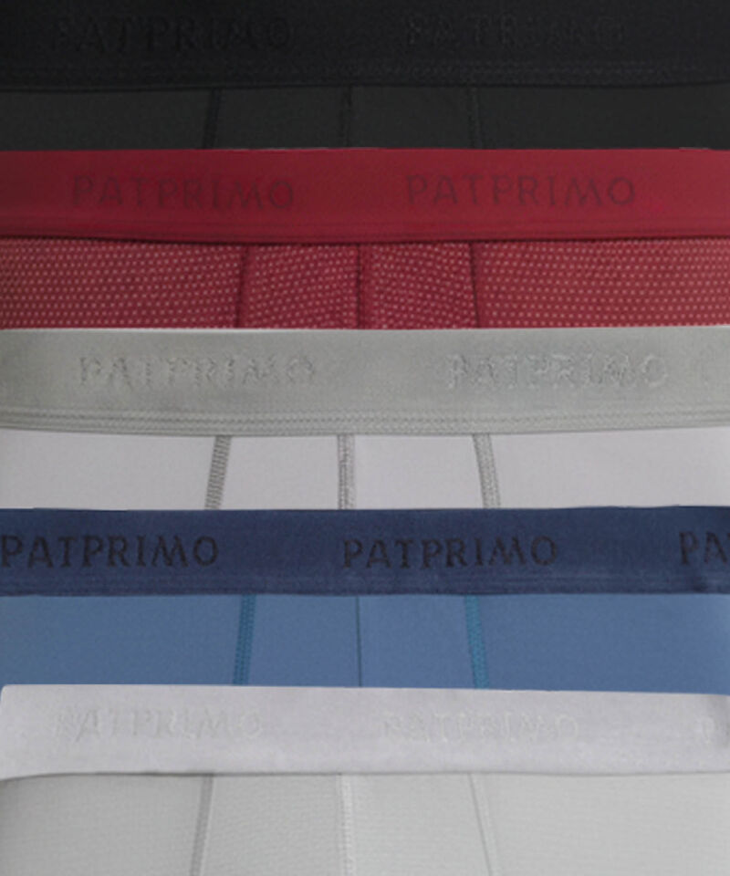 Pack x5 B&oacute;xer Ajustado con El&aacute;stico para Hombre