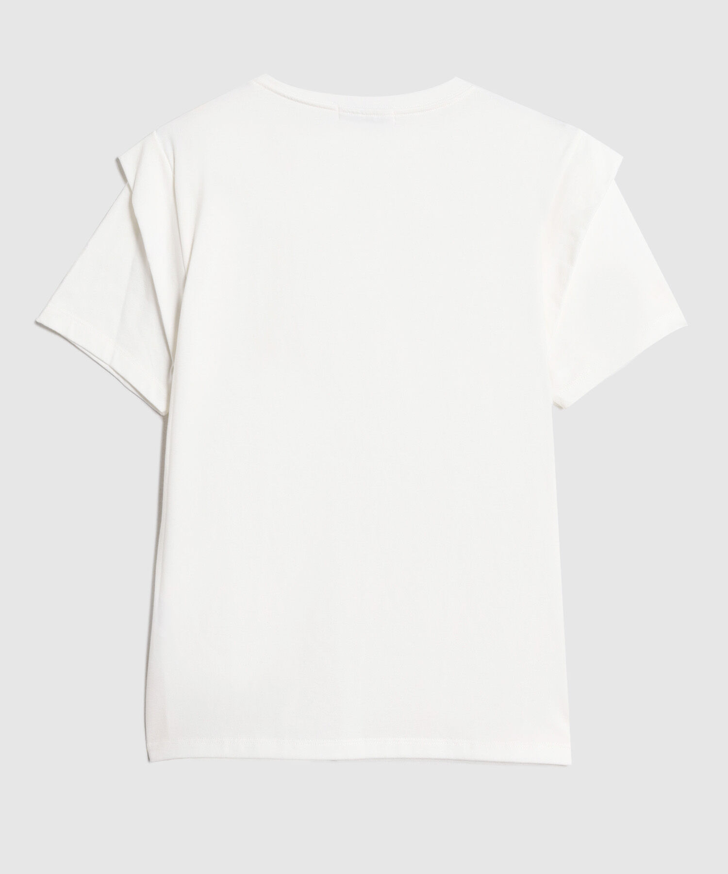 Camiseta Para Mujer Hombro Caído Minimalista y Versátil