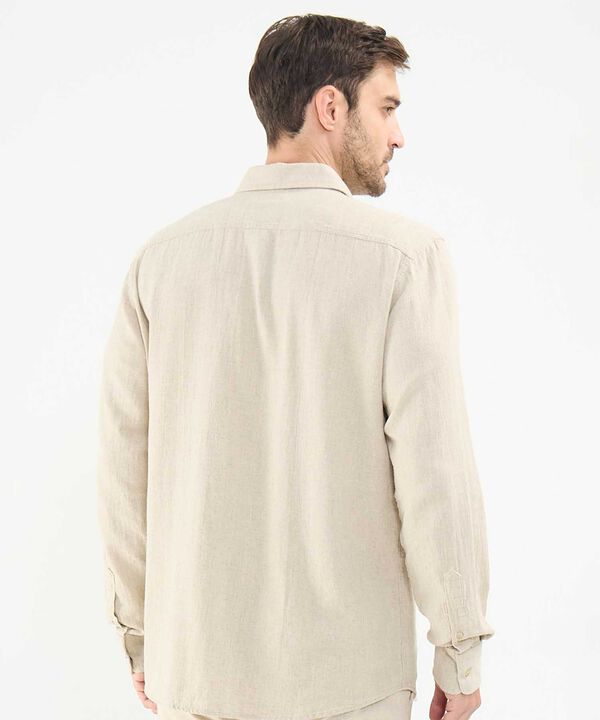 Guayabera en Efecto Lino