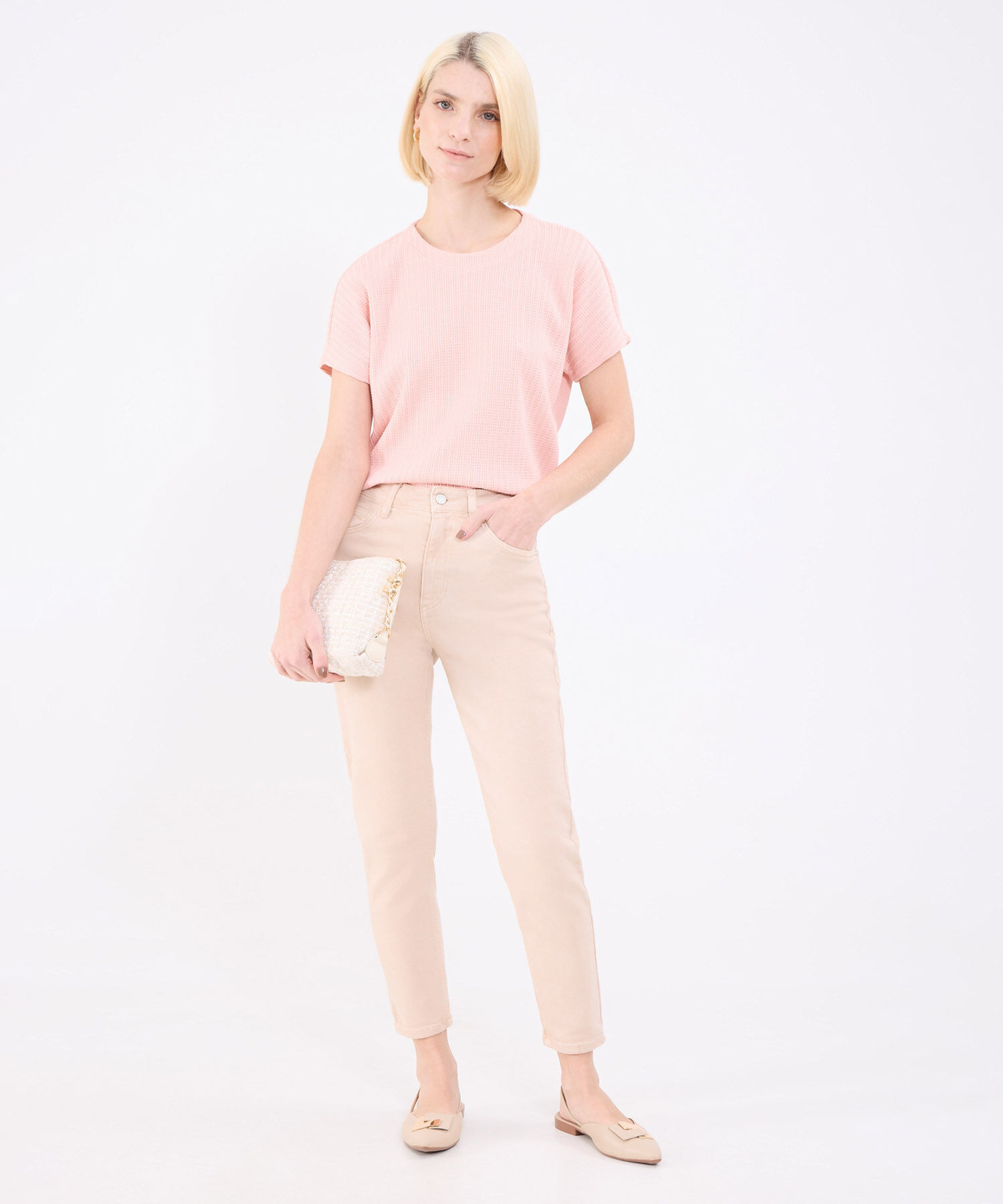 Jeans Mom Unicolor
