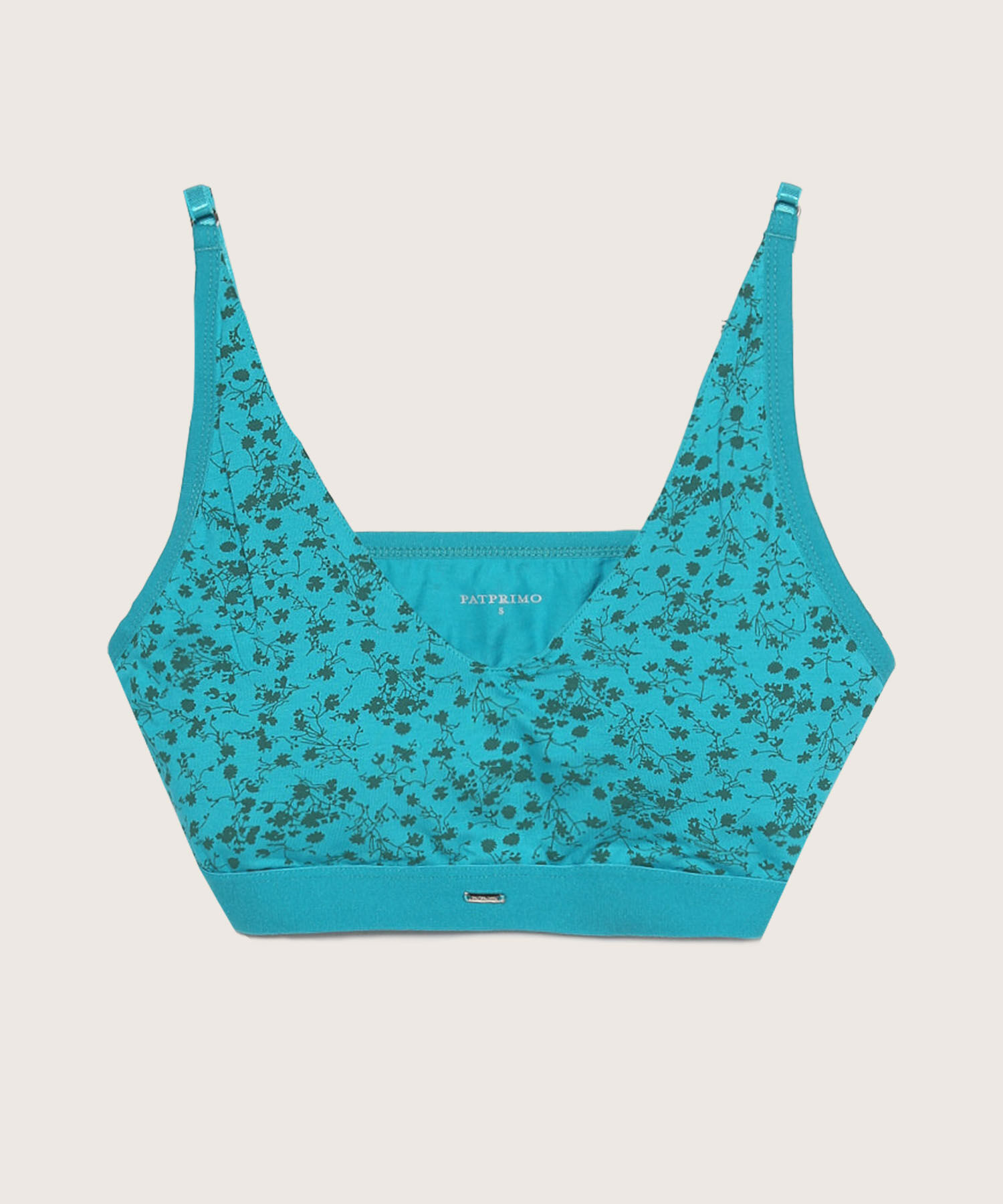 Top Triangular Algodón Estampado