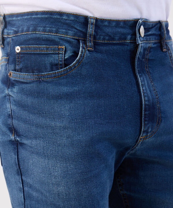 Jean Slim Fit Desgaste Medio Para Hombre image number null