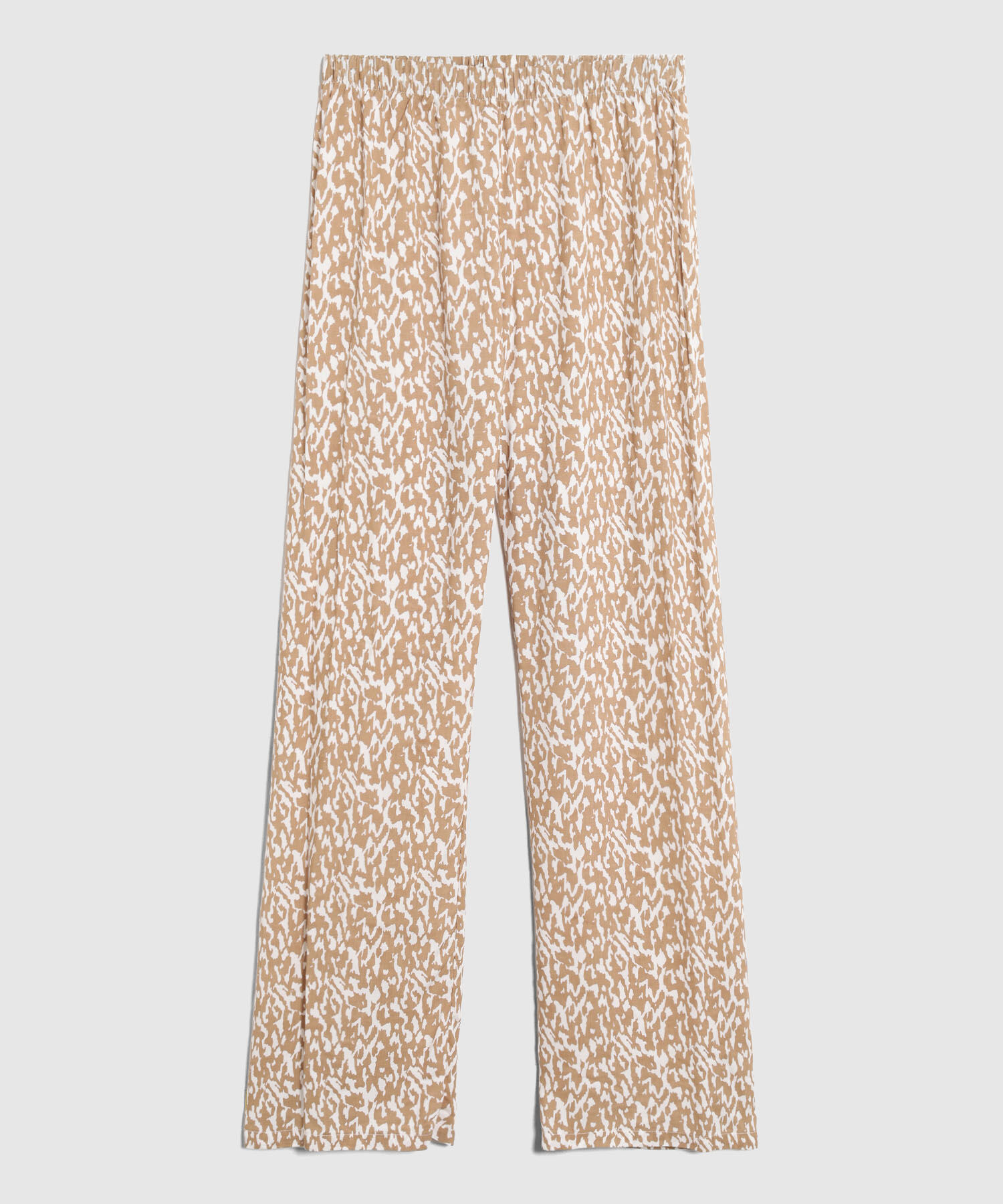 Pijama De Pantal&oacute;n Y Cuello Redondo Mujer