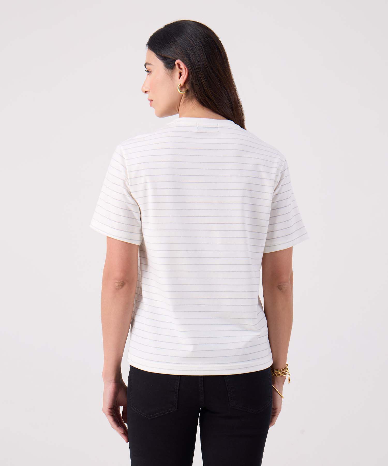 Camiseta Estampada Cuello Redondo 