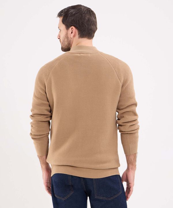 Saco Cuello Alto Con Cremallera Para Hombre