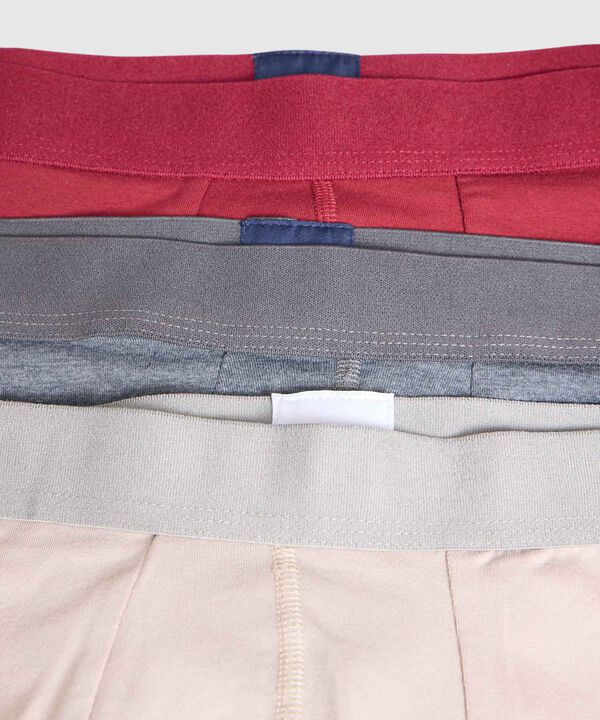 Set x3 B&oacute;xers Cl&aacute;sicos para Hombre