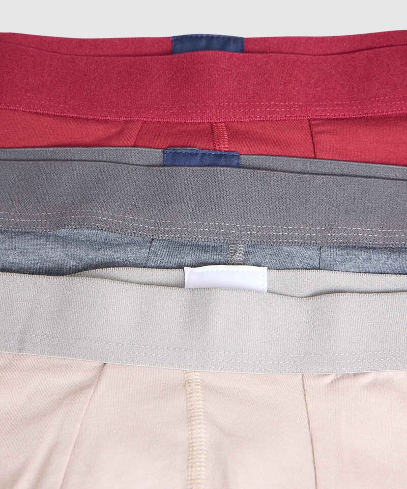 Set x3 B&oacute;xers Cl&aacute;sicos para Hombre