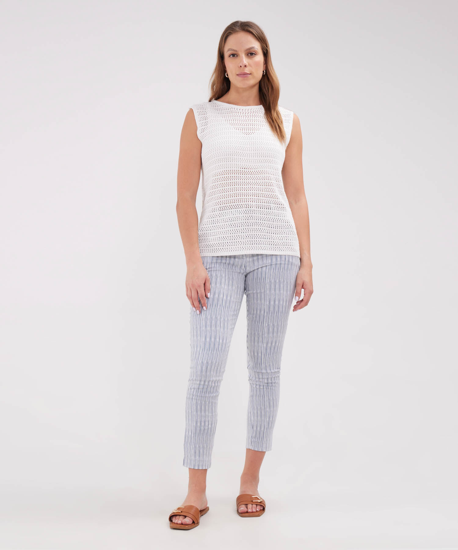 Pantalon Chino Estampado  Con Cinturon
