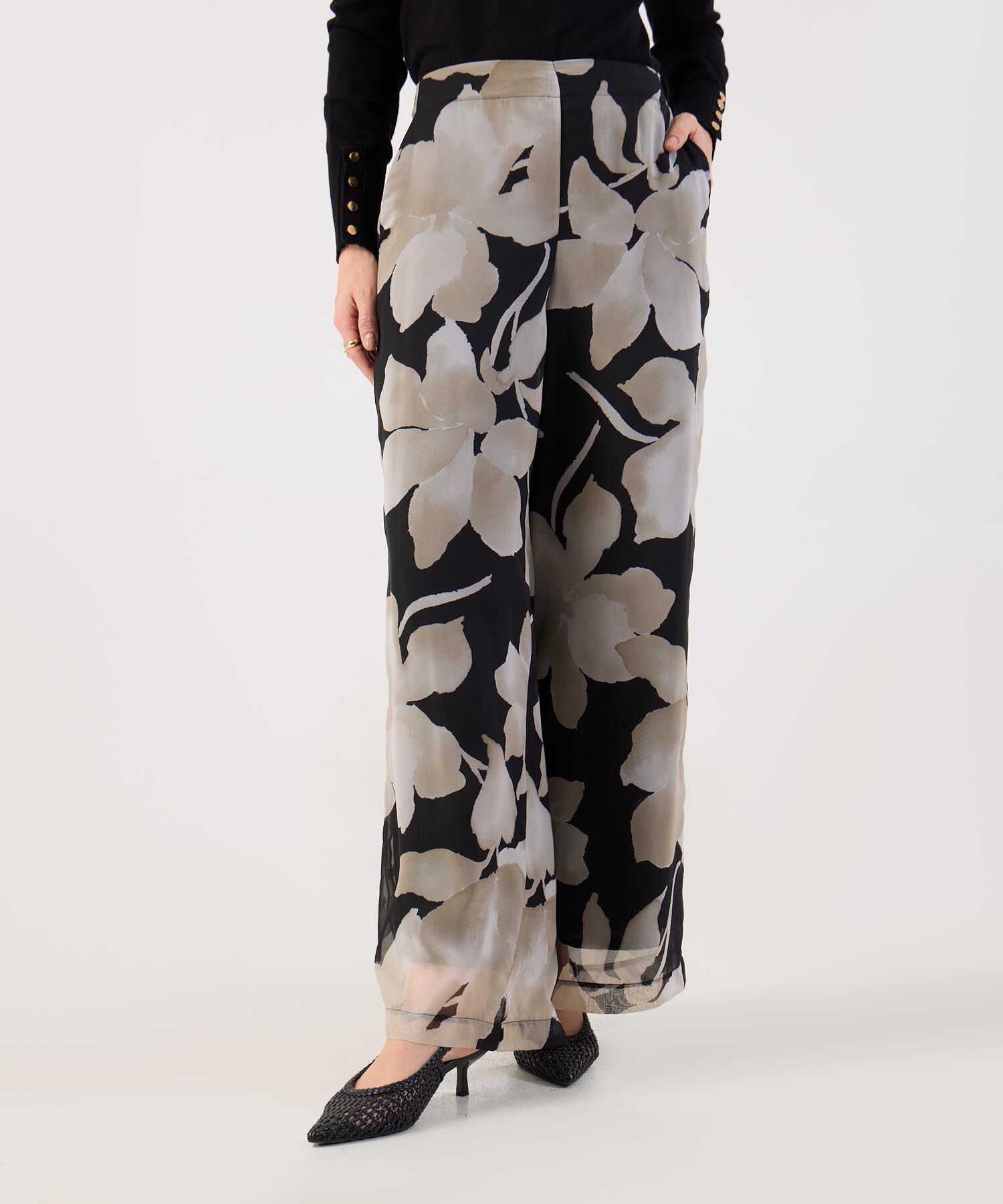 Pantal&oacute;n Fluido Estampado para Mujer