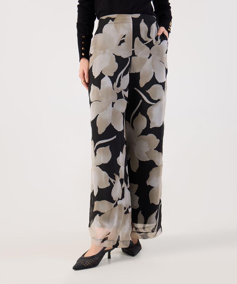 Pantal&oacute;n Fluido Estampado para Mujer