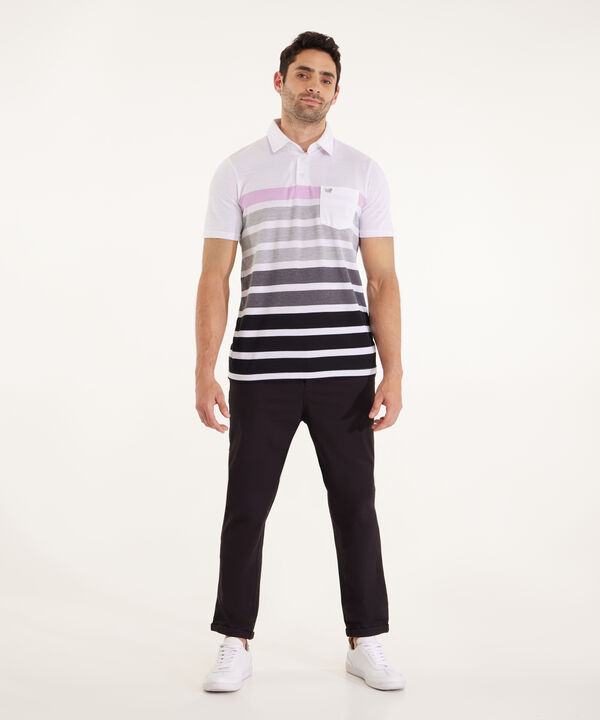 Pantalon Unicolor Chino Con El&aacute;stico En Pretina image number null