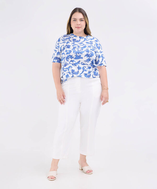 Camiseta Estampado Botánico image number null