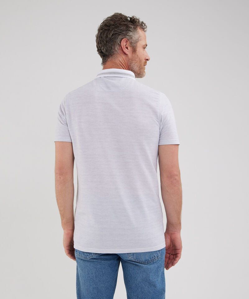 Polo Preteñida Cuello Tejido