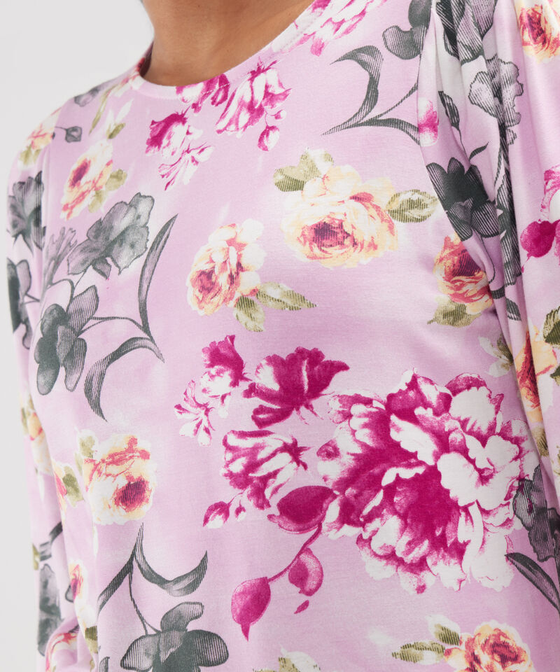 Camiseta Estampada Escote Redondo