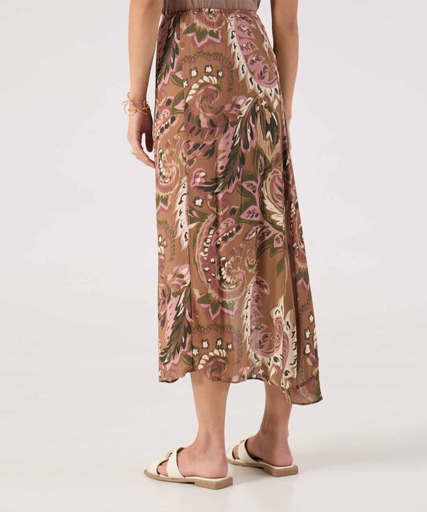 Falda estampada 